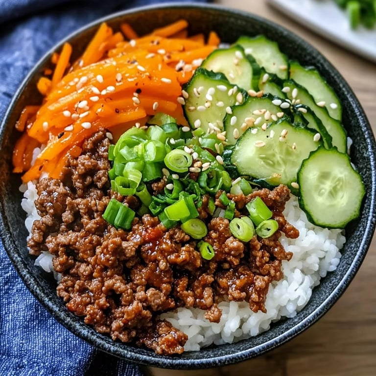Korean Ground Beef Bowl