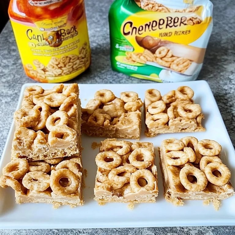 Easy No-Bake Cheerio and Peanut Butter Bars