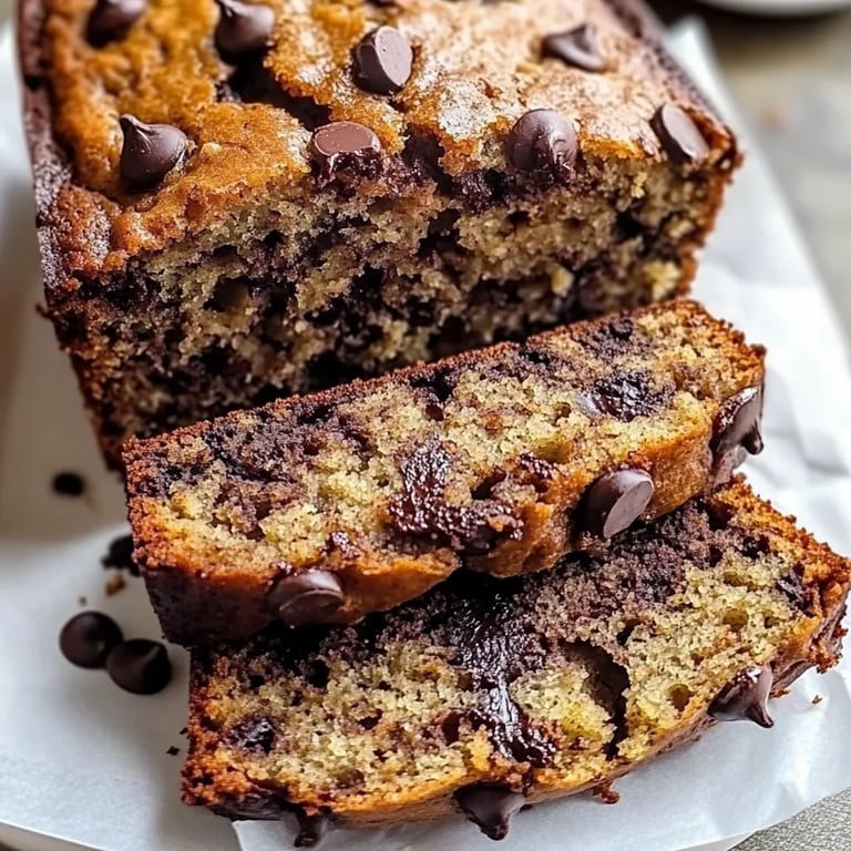 Super Moist Chocolate Chip Banana Bread