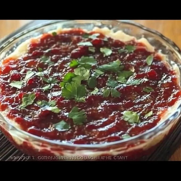 Cream Cheese Cranberry Dip