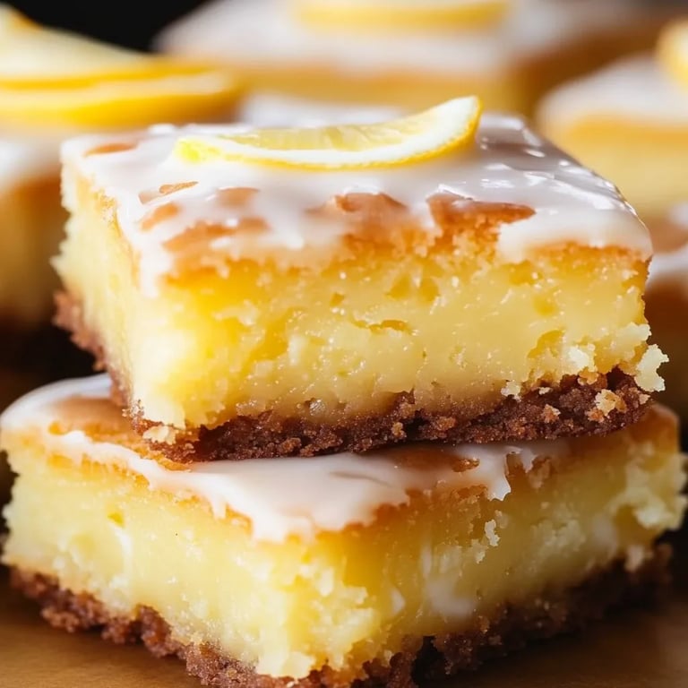 Best Lemon Brownies Recipe | Bright & Fudgy Citrus Bars