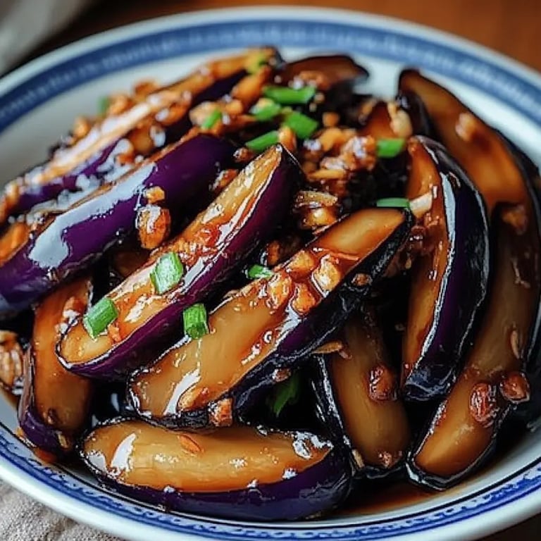 Chinese Eggplant with Garlic Sauce