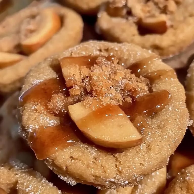 Salted Caramel Apple Pie Cookies