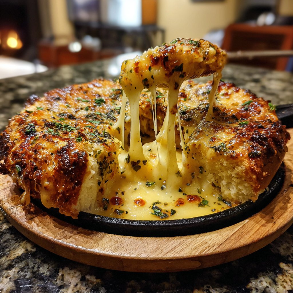 Fondue with Swiss Cheese and Fresh Herbs