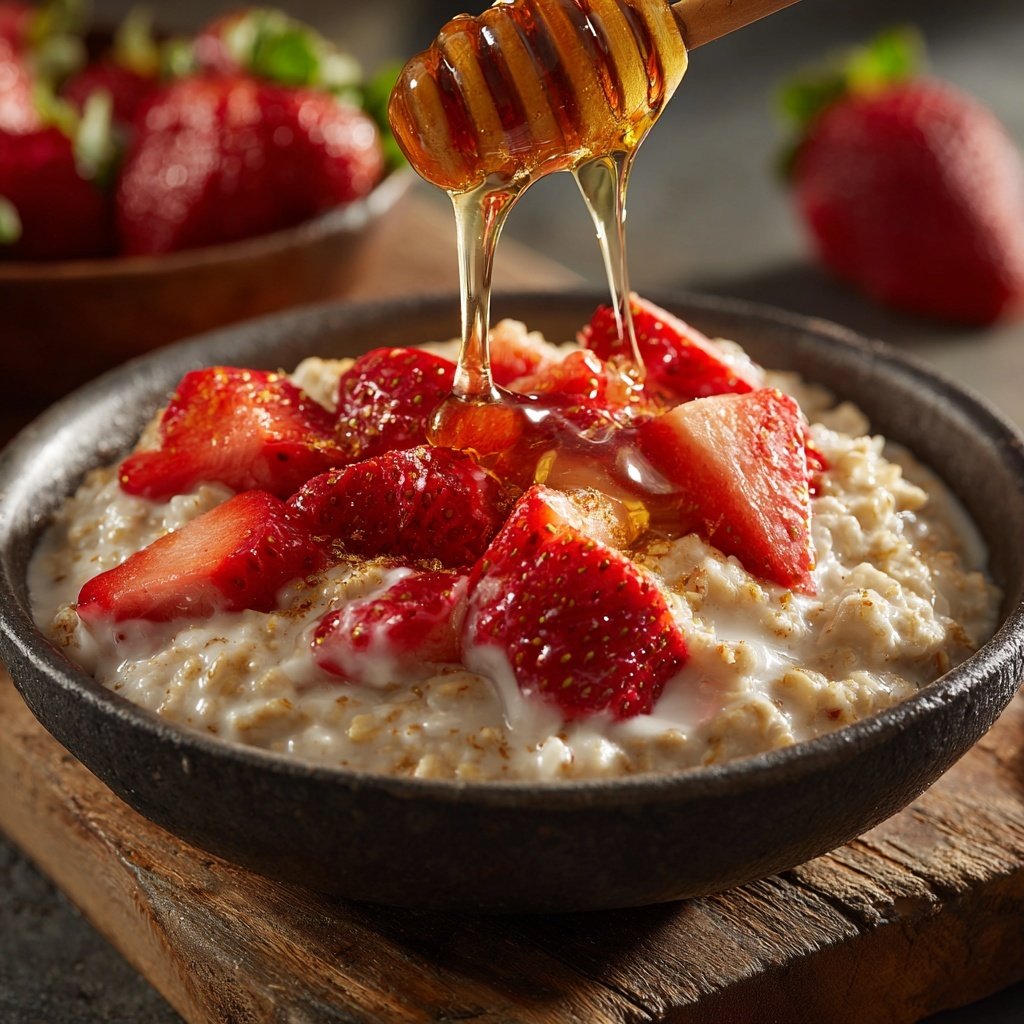 Fresh Strawberry Oatmeal
