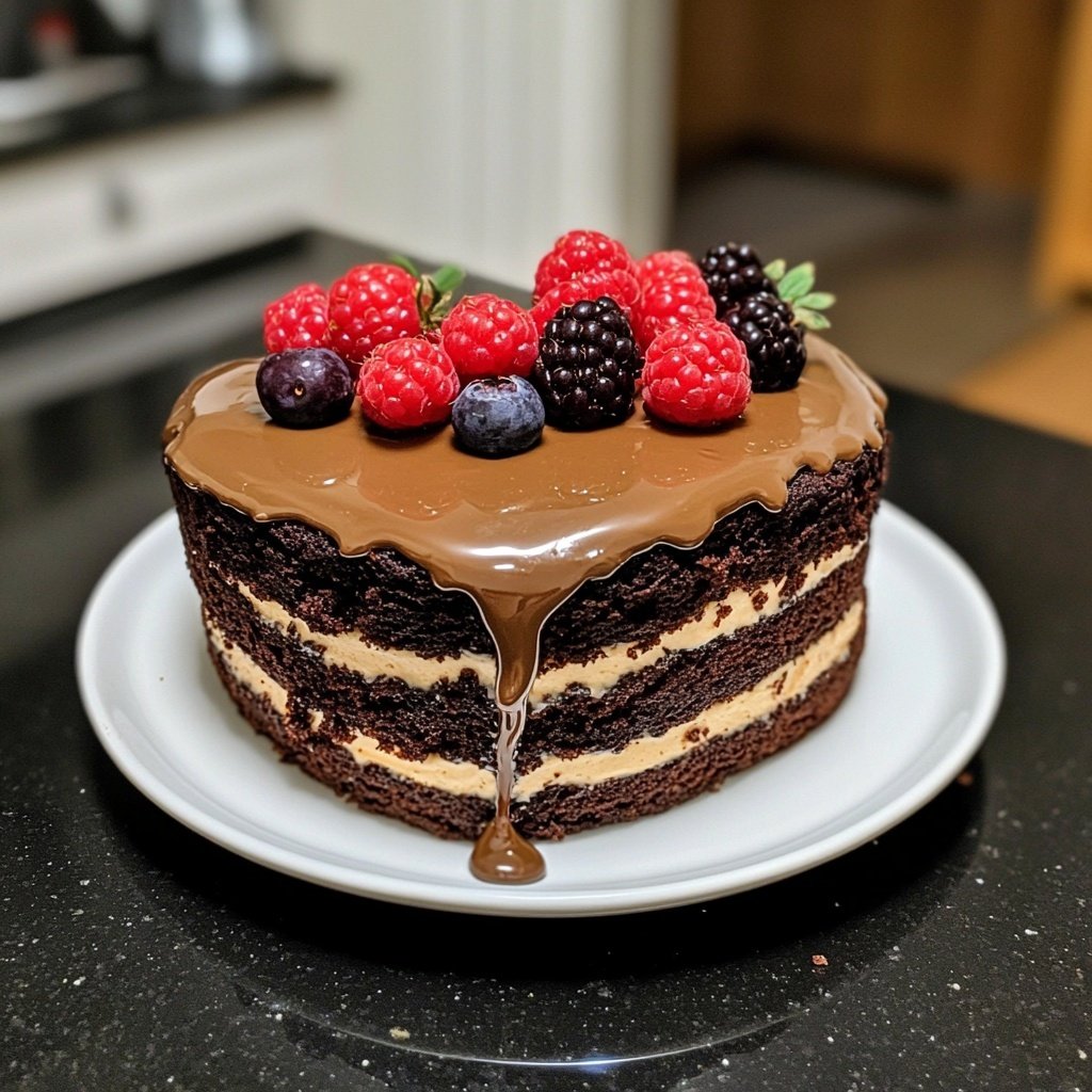 Mini Heart Cake with Chocolate Sponge