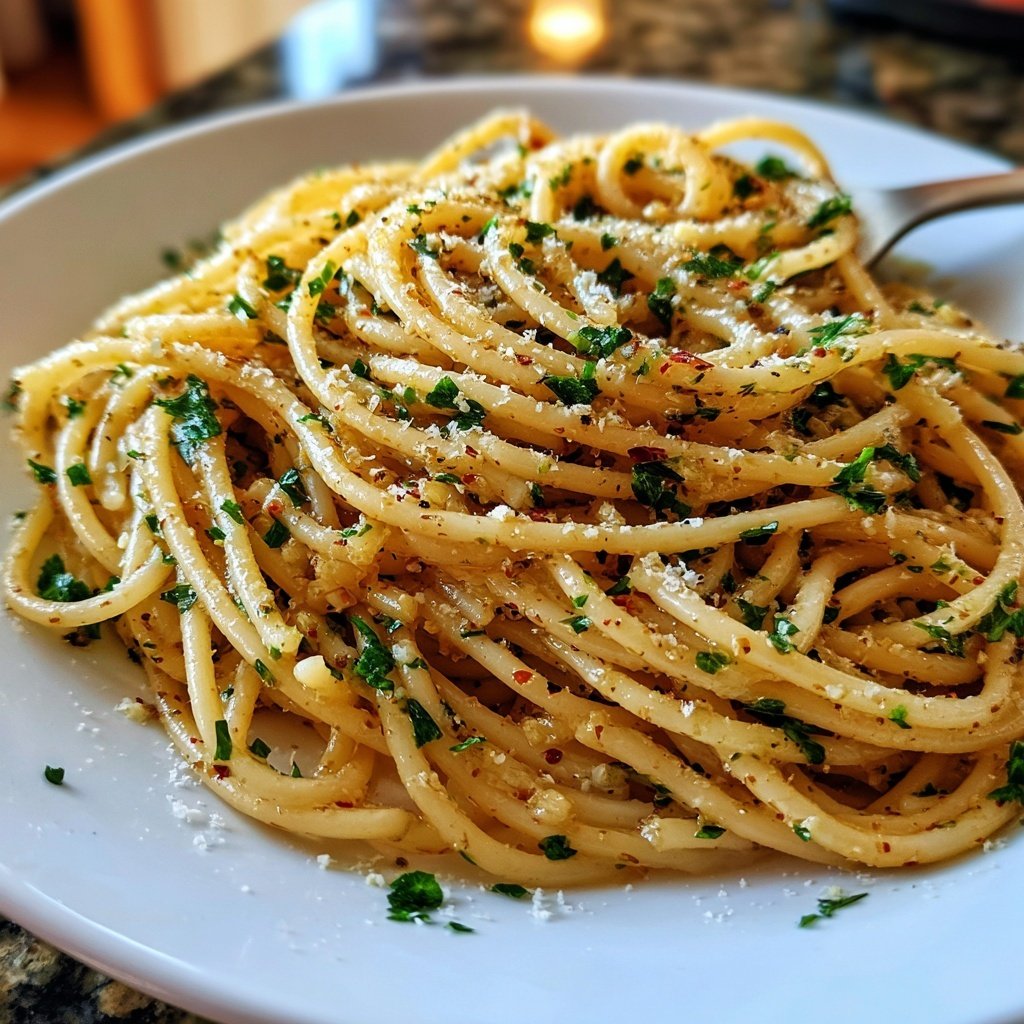 Quick & Easy 15-Minute Garlic Pasta