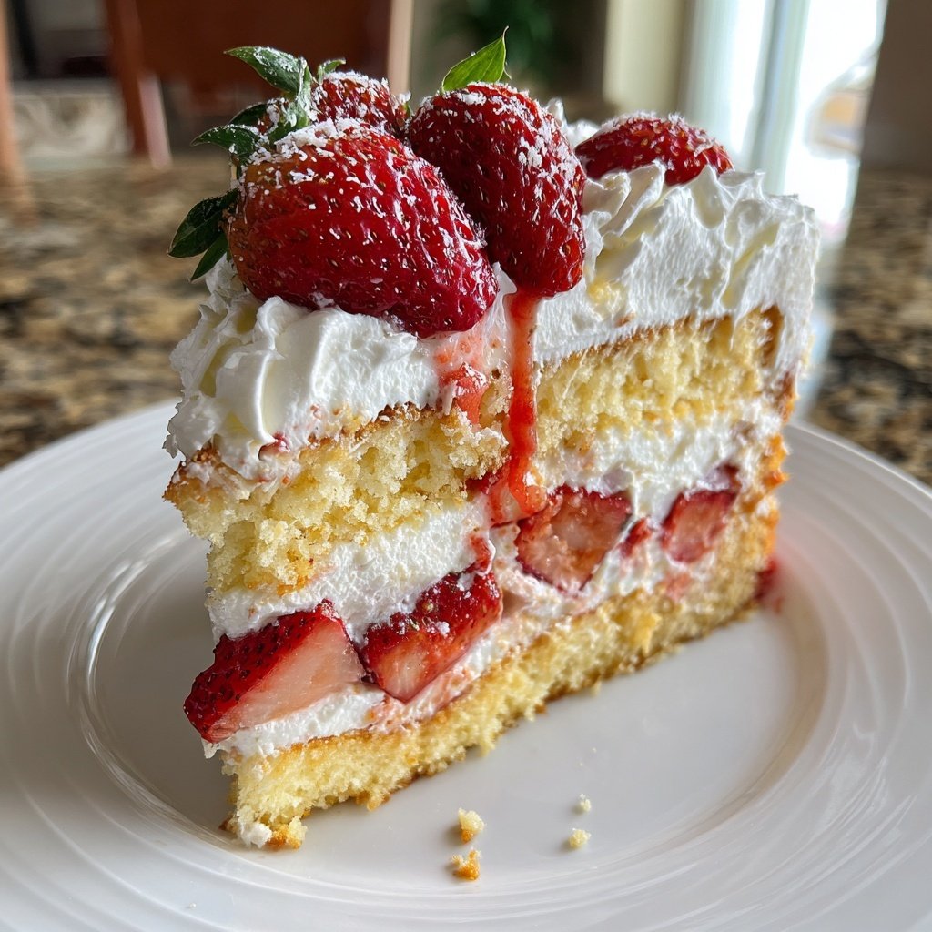 Classic Strawberry Shortcake Layer Cake