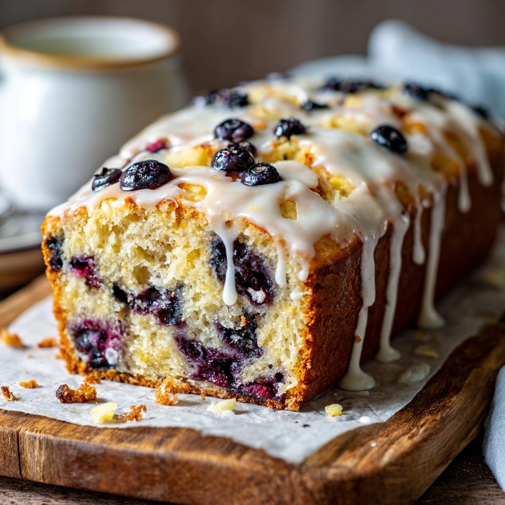 Lemon Blueberry Morning Bread