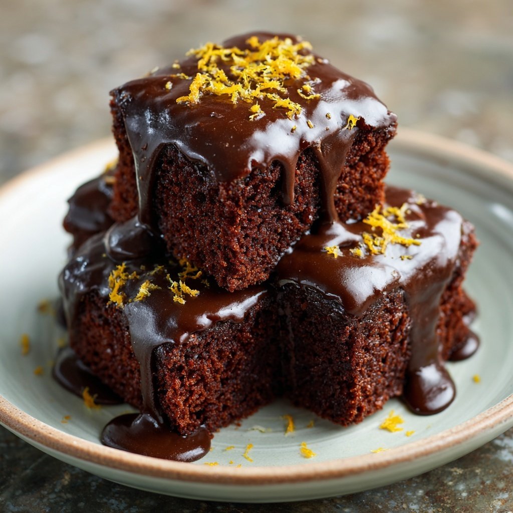 Chocolate Orange Snack Cake