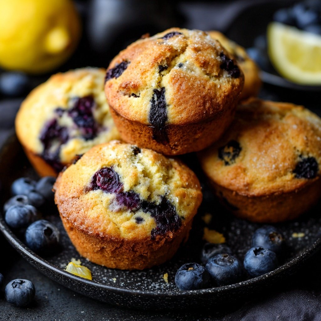 Blueberry Lemon Breakfast Muffins