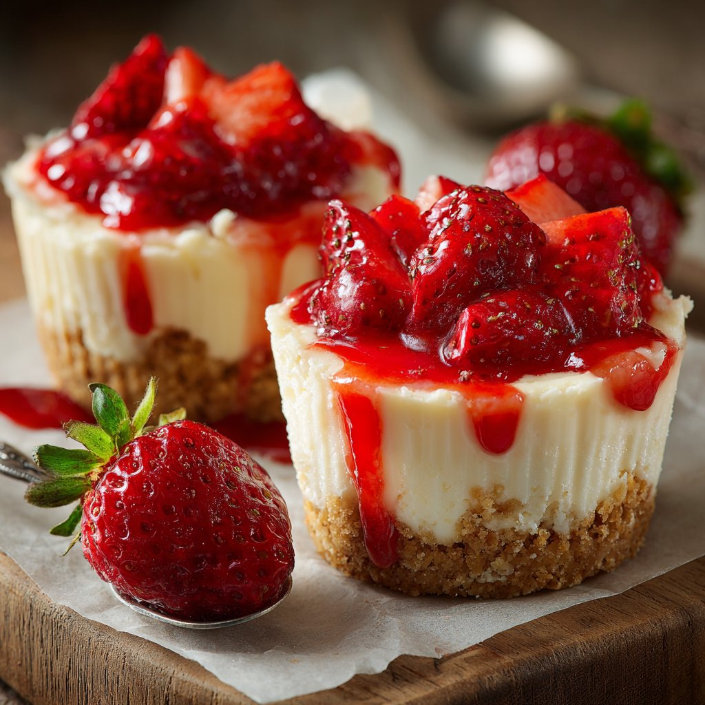 Strawberry Cheesecake Cups