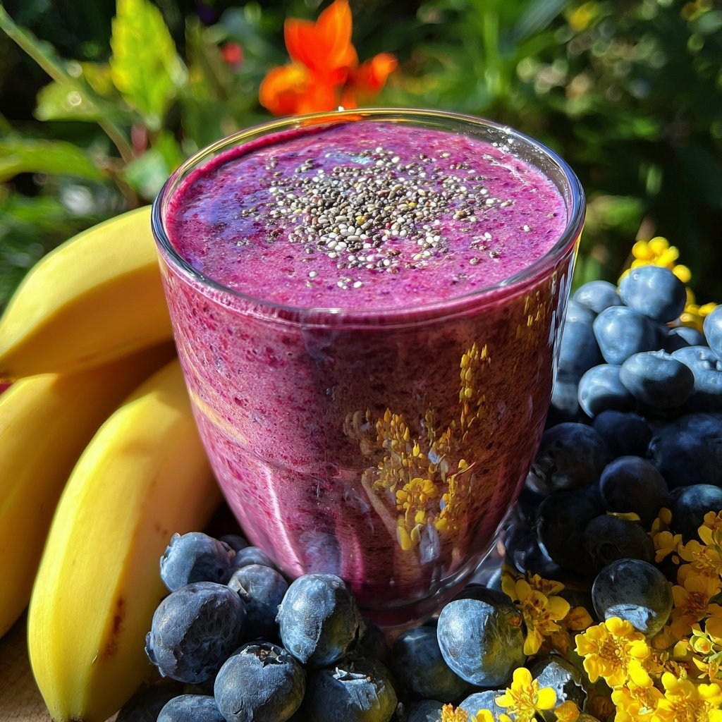 Berry Banana Breakfast Smoothie
