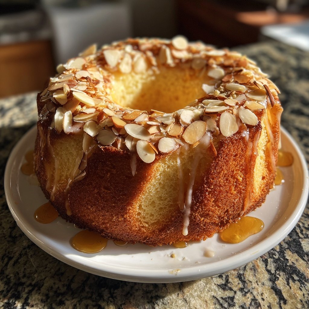 Vanilla Almond Yogurt Cake