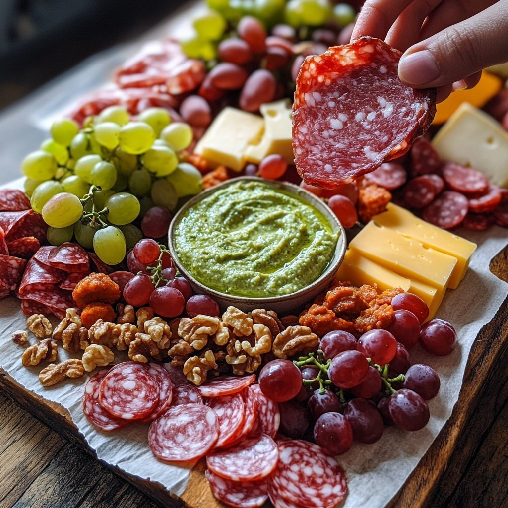 Super Bowl Charcuterie Board for Parties